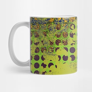 Modern abstract distressed texture digital Mug